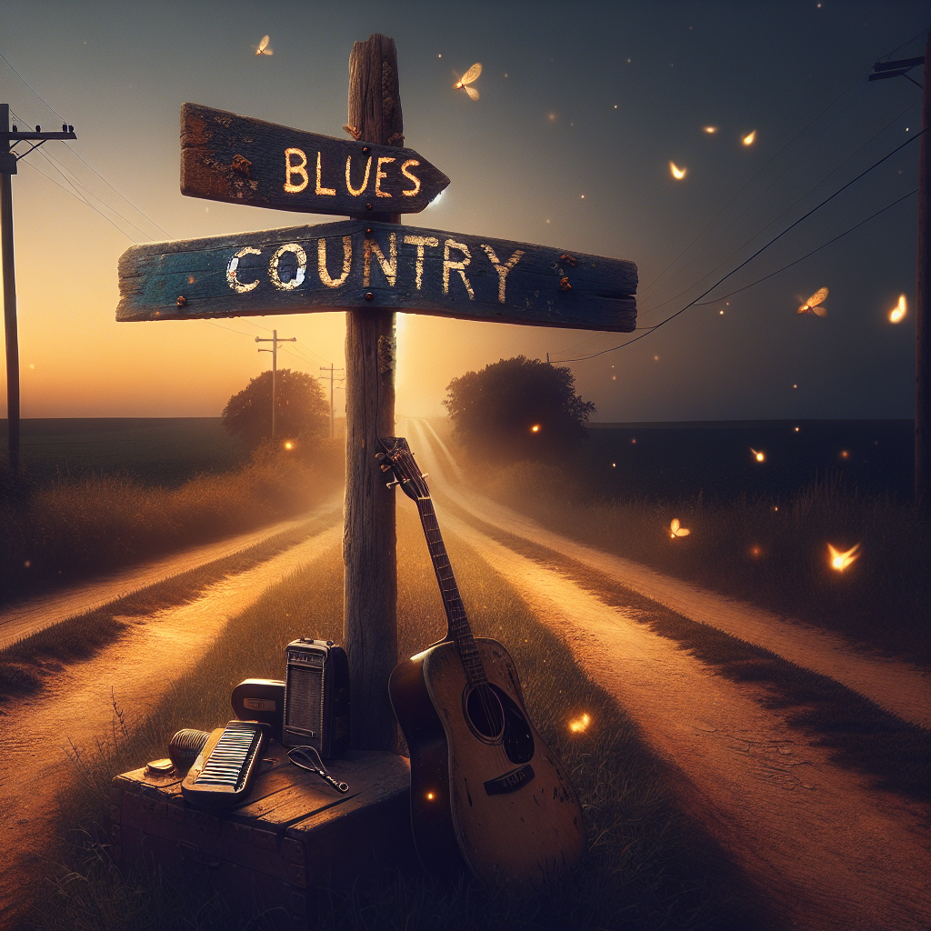 The Crossroad of Blues and Country: A Musical Journey